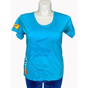 McLaren Honda Alonso 14 Blue Unicorn Race shirt Womens Large